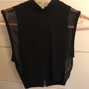 Cute black Crop Top #forever21